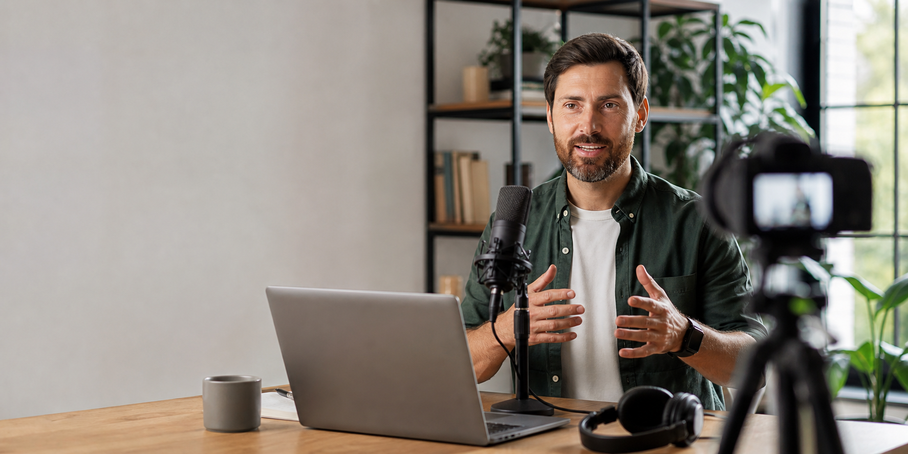 Remote Webinar Speaker Recording at Home