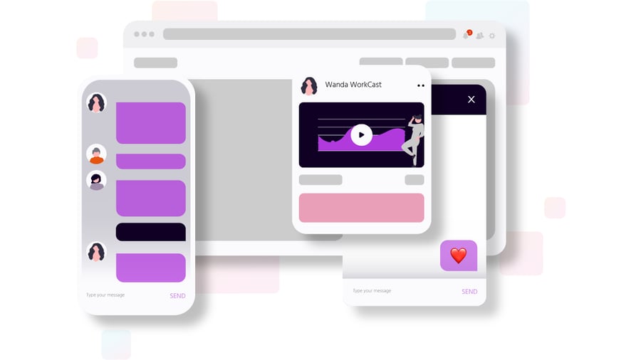 WorkCast Audience Engagement Illustration
