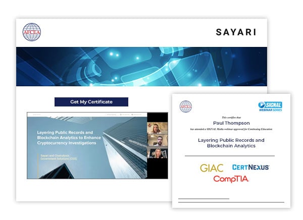 AFCEA CPD webinar and certification