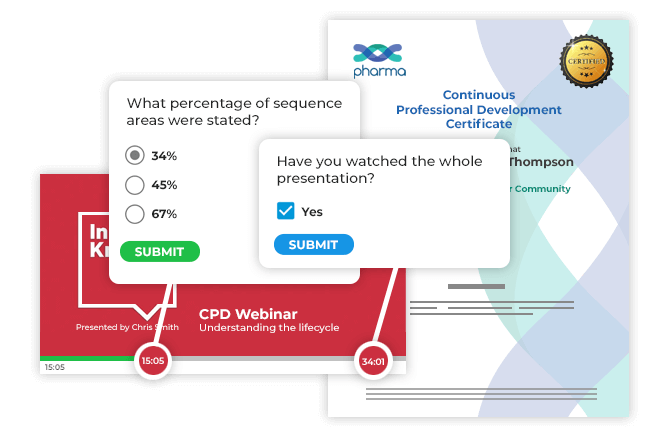 CPD webinar with polling and accredited certification