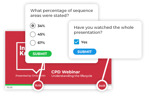 Polls feature for webinars