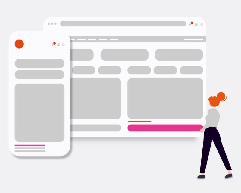 WorkCast Platform Mockup Laptop and Desktop