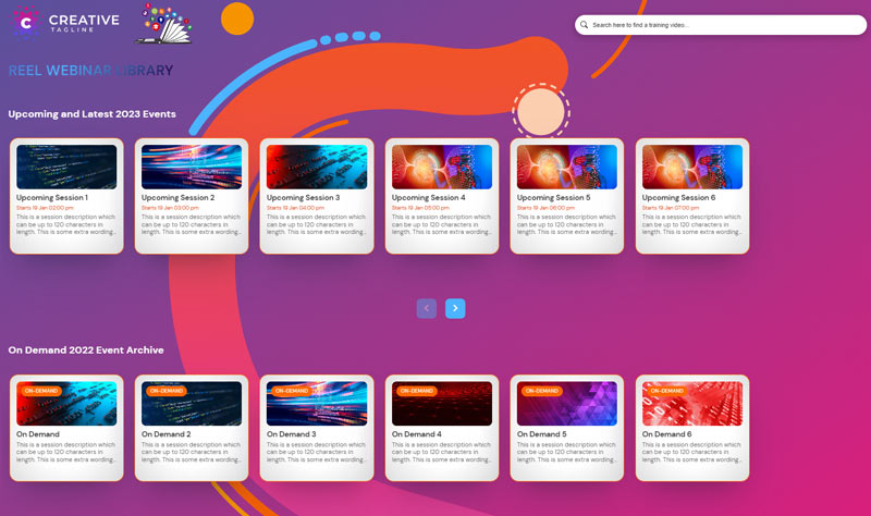 Marketplace Webinar Templates Workcast